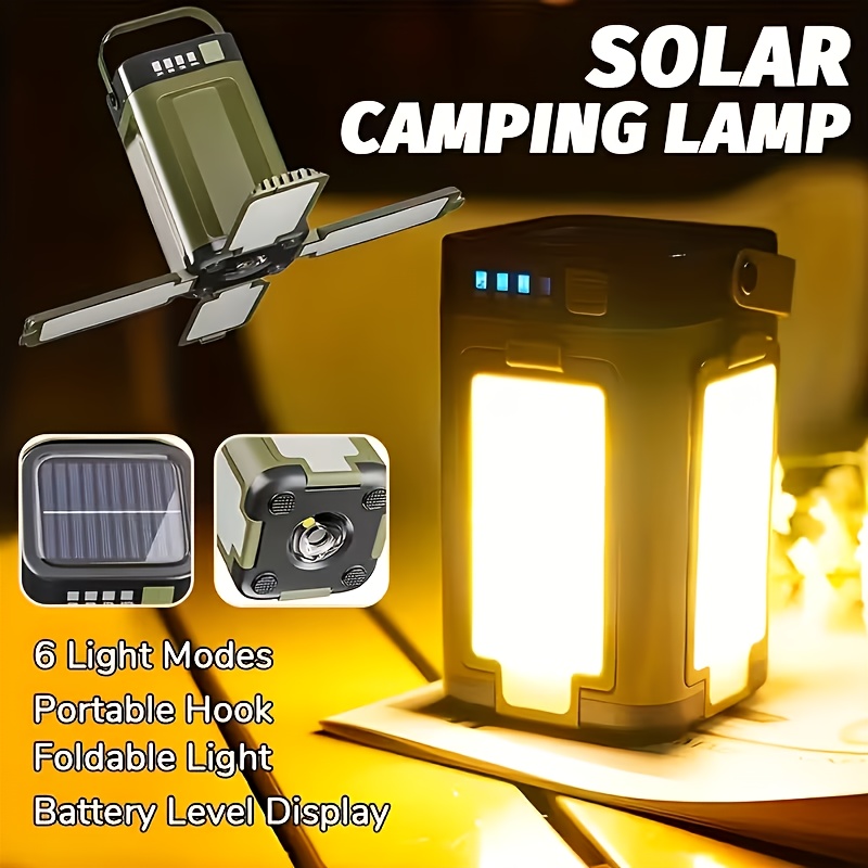Outdoor Lighting Solar - Солнечный портативный кемпинговый фонарь с зарядкой