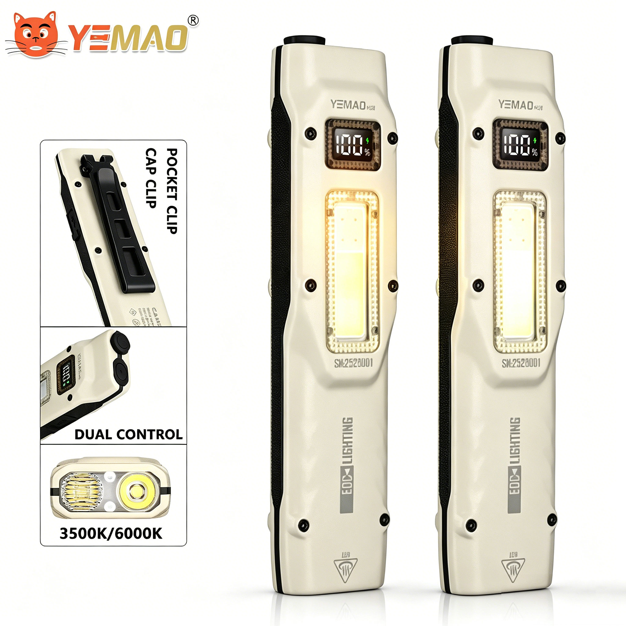 Outdoor Lighting Replacement Bulbs - Портативный ультратонкий тактический рабочий фонарик YEMAO