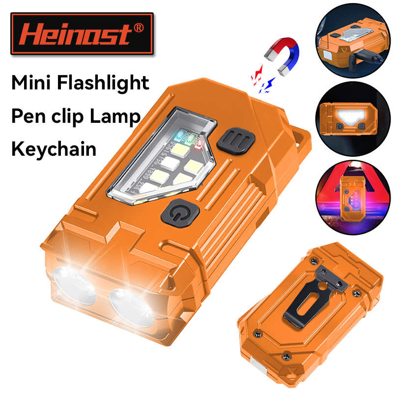 Outdoor Lighting Replacement Bulbs - Мини-брелок EDC фонарик перезаряжаемый магнитный фонарик