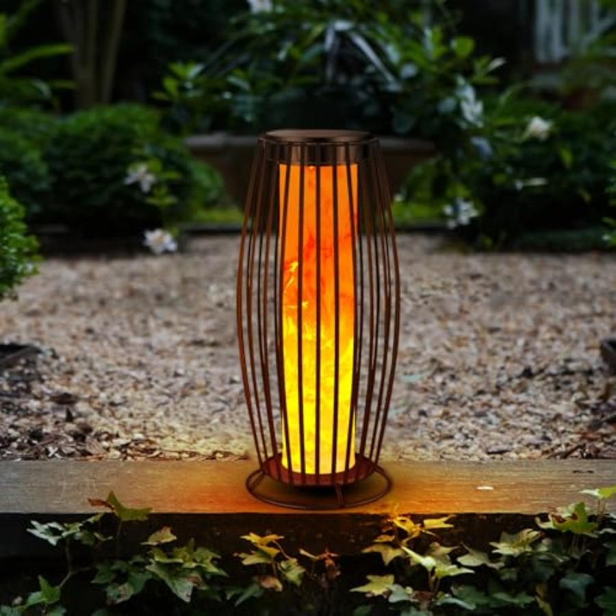 Outdoor Lighting Solar - Солнечный уличный напольный светильник с эффектом