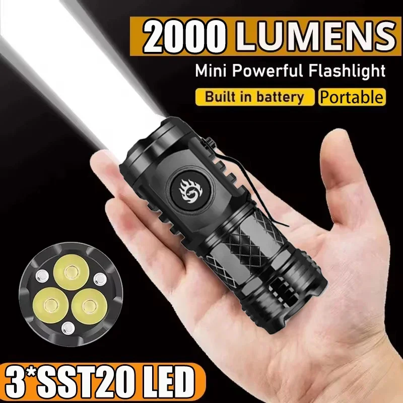 Outdoor Lighting Replacement Bulbs - Мощный тактический фонарь с 3 светодиодами,