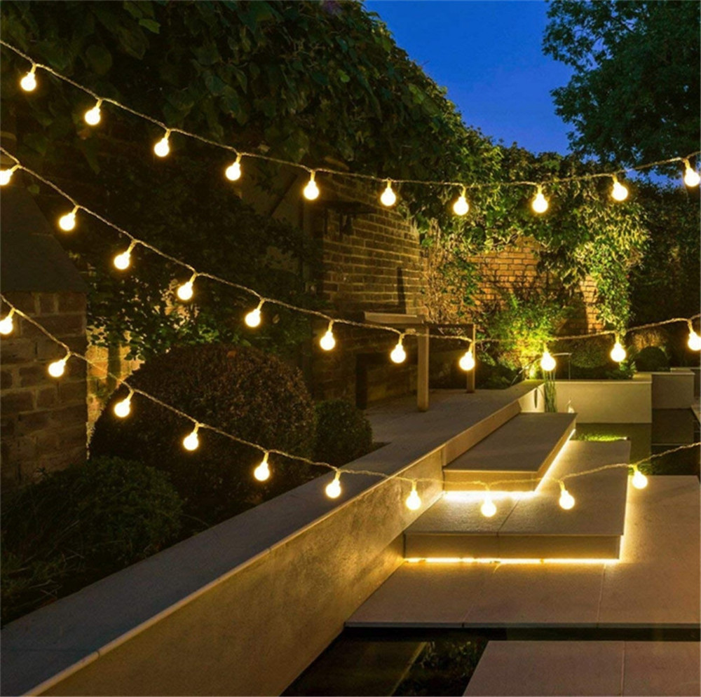 Светодиодные гирлянды 3-10 м н – обзор и цена Outdoor Lighting Solar