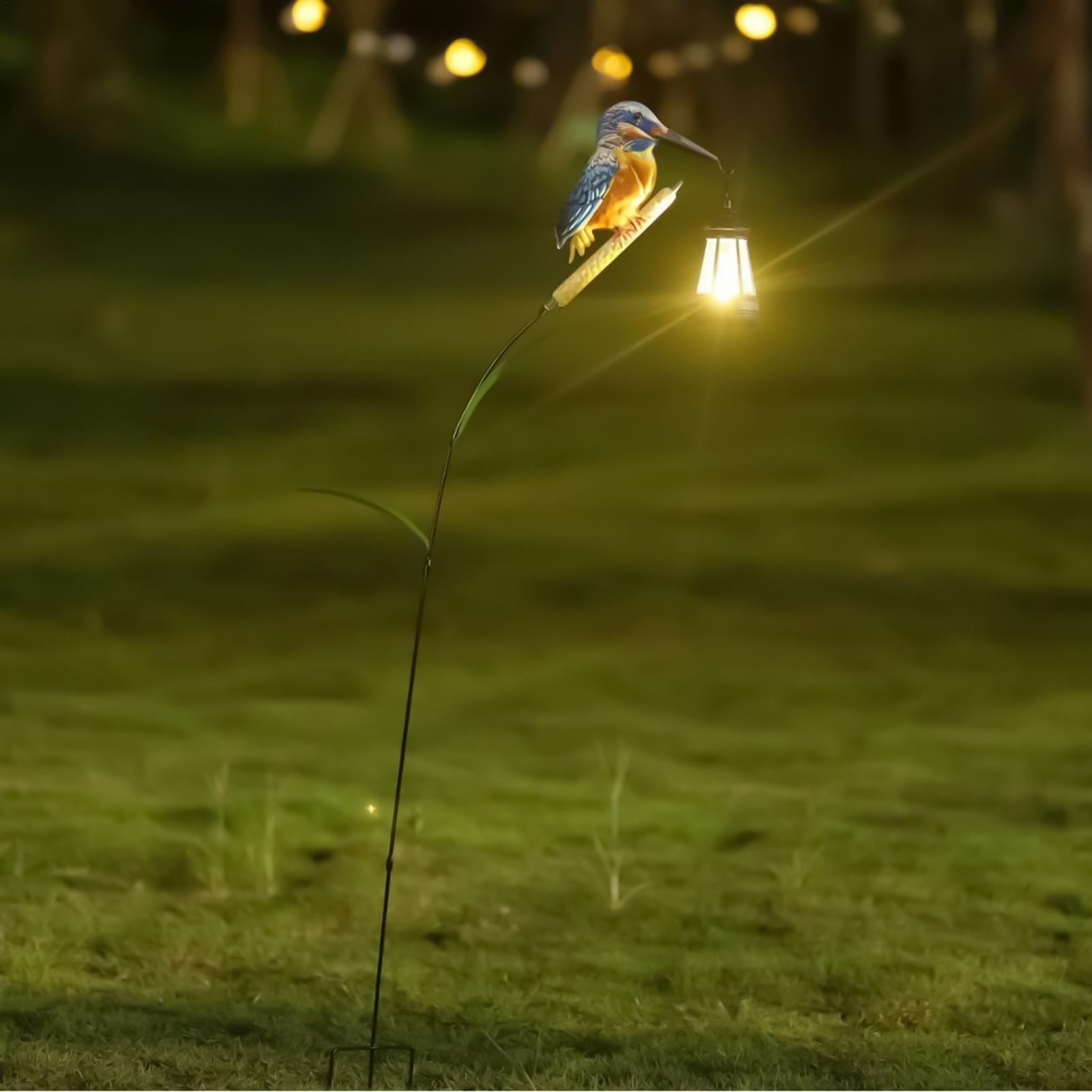 Садовая статуэтка-фонарь на со – обзор и цена Solar Path Light
