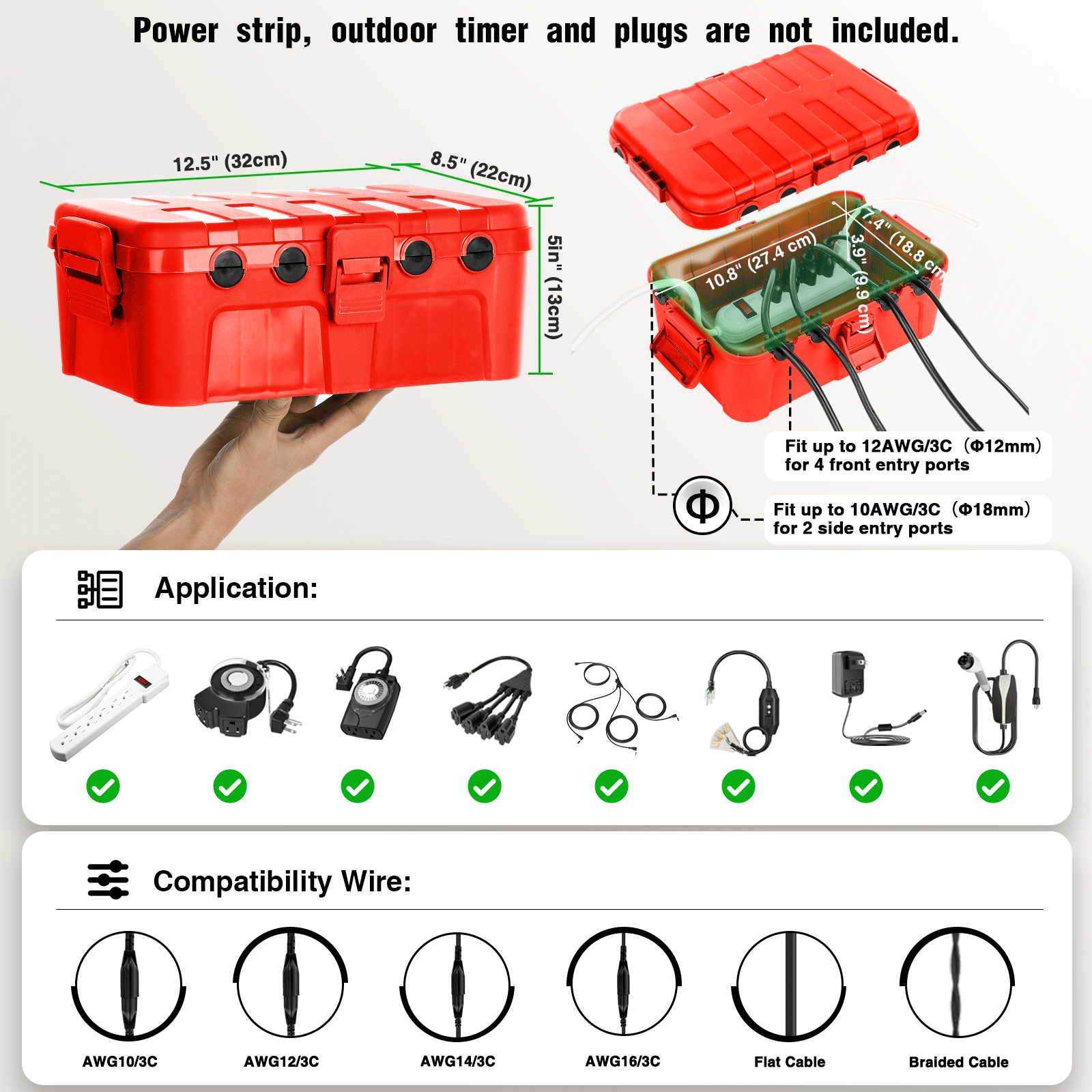 Влагозащищенный уличный удлини – обзор и цена Outdoor Lighting Extension Cord
