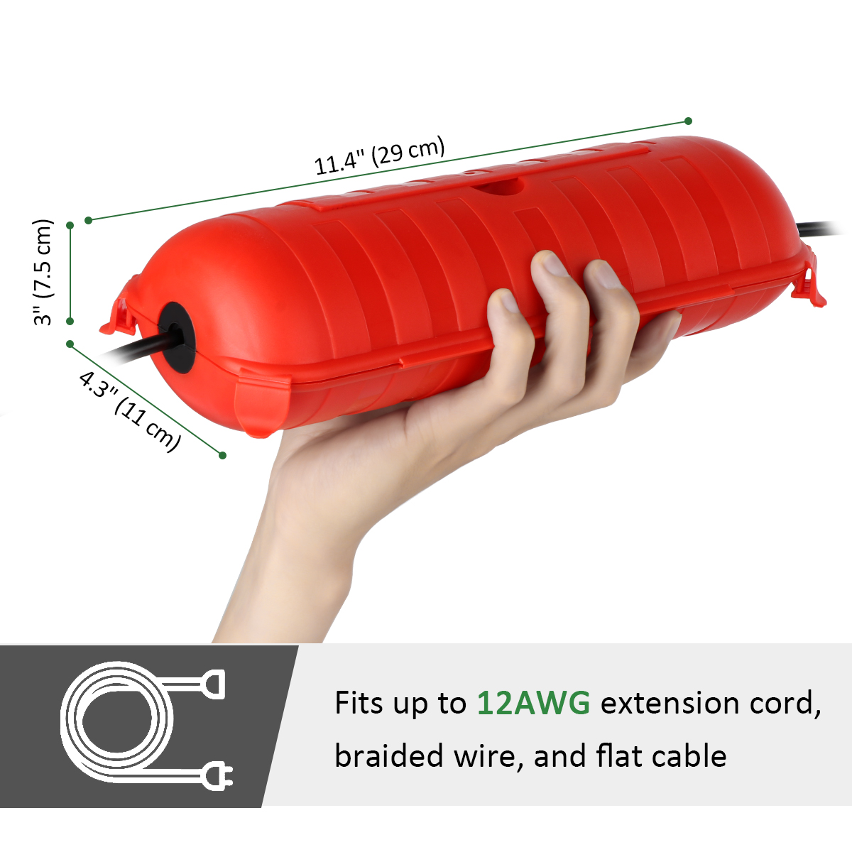 Влагозащищенный уличный удлини – обзор и цена Outdoor Lighting Extension Cord