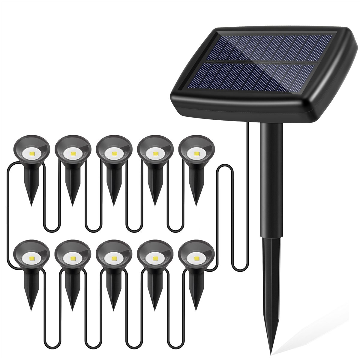 Y17A 10 в 1 Солнечные светильн – обзор и цена Solar Path Light