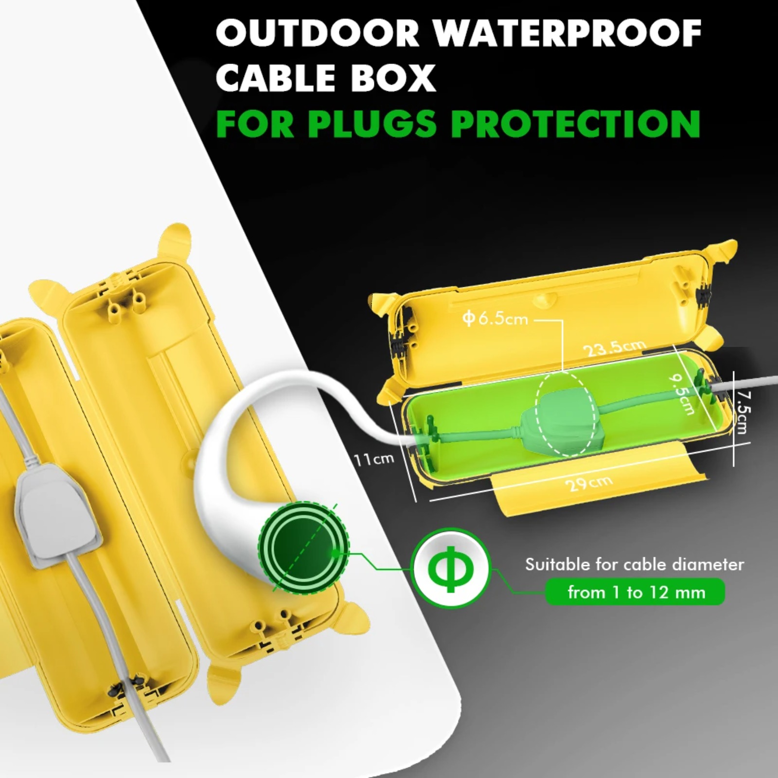 Защитный кожух IP44 для уличны – обзор и цена Outdoor Lighting Extension Cord