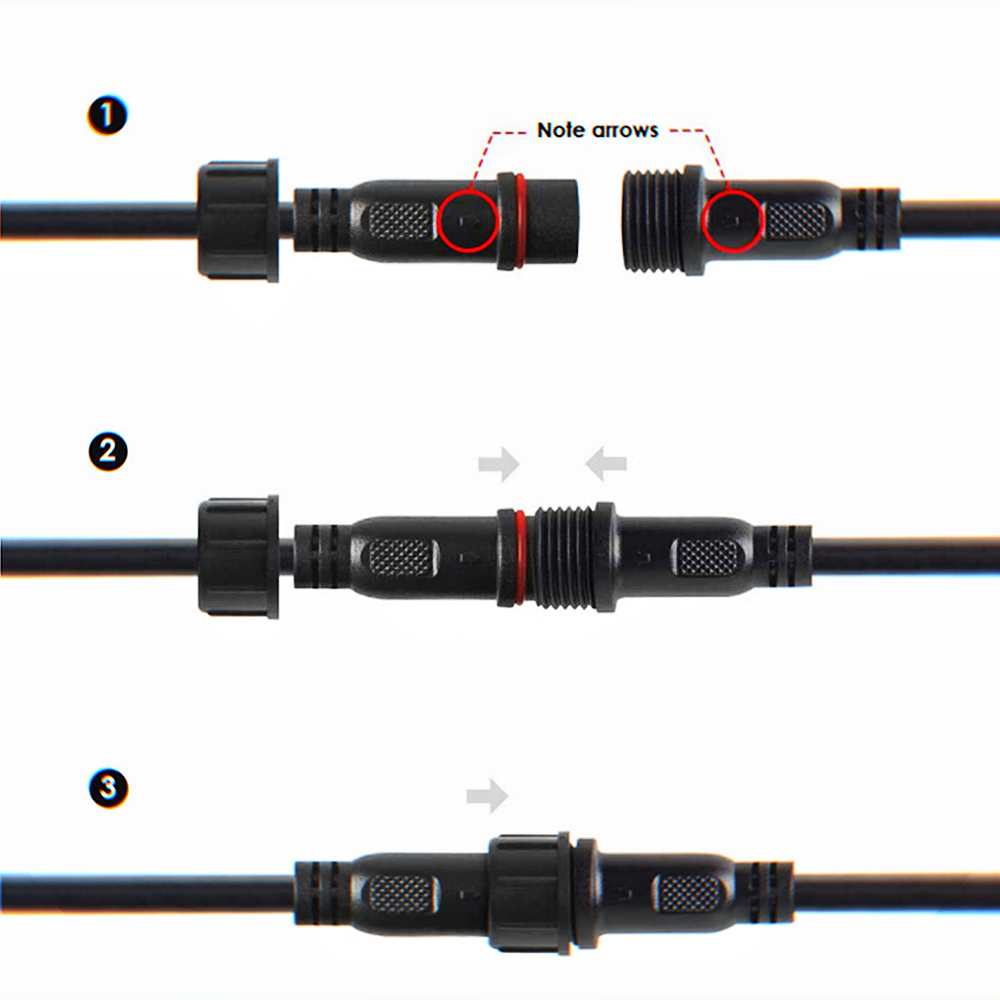2-контактный светодиодный кабе – обзор и цена Outdoor Lighting Extension Cord
