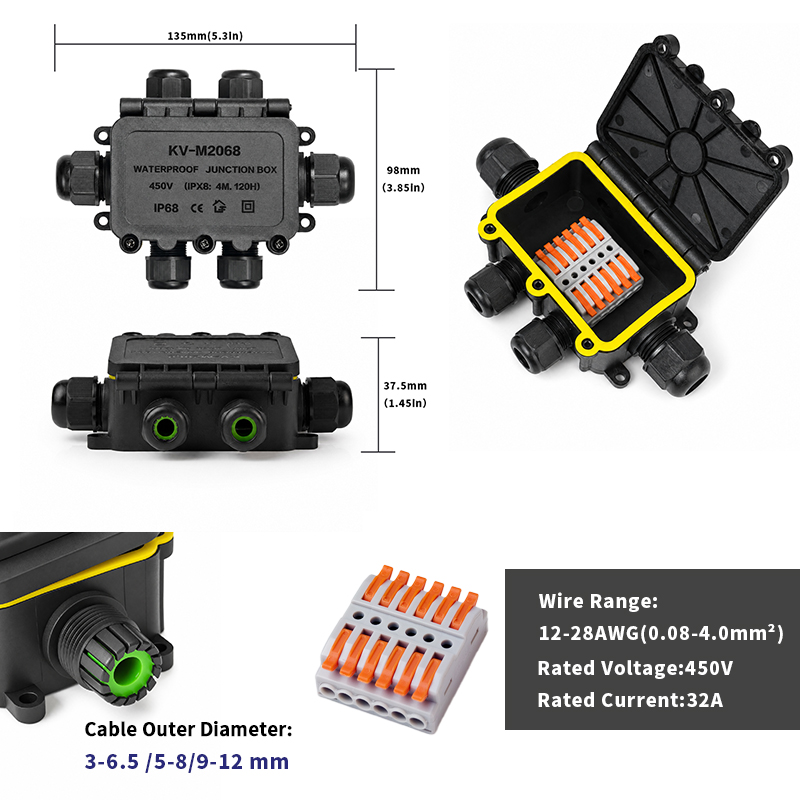 Водонепроницаемая соединительн – обзор и цена Outdoor Lighting Extension Cord