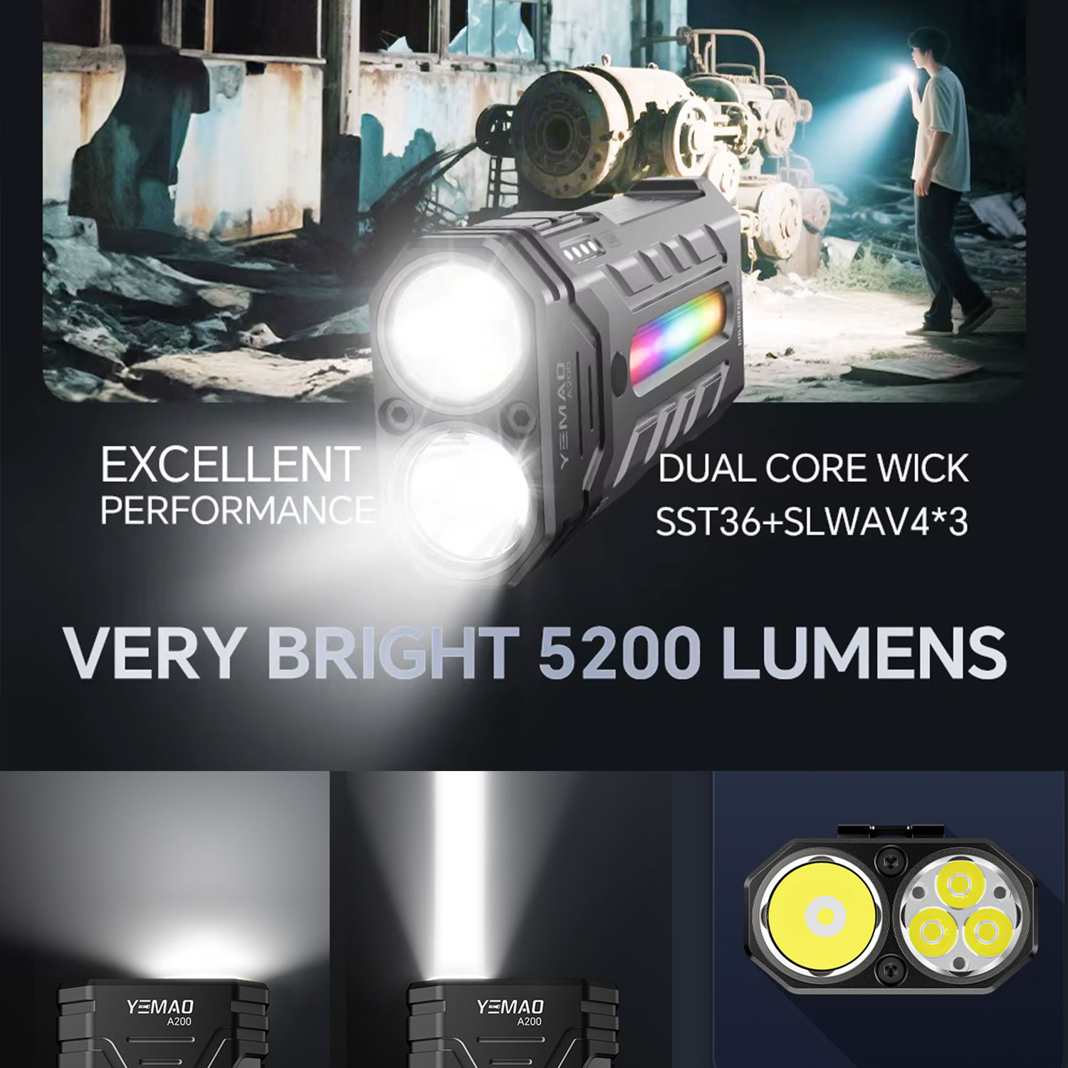 5200LM инновационный многофунк – обзор и цена Outdoor Lighting Replacement Bulbs